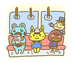 LINE 15th's anniversary sticker featuring Beardo