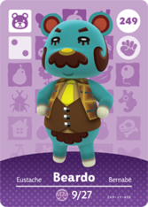 beardo's amiibo card